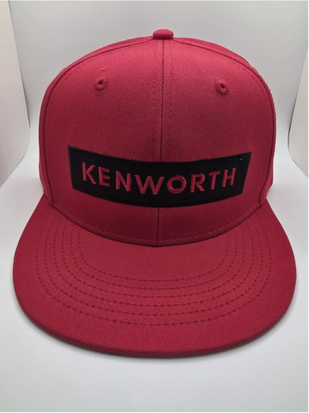 Kenworth Red Black Snapback Hat Cap Licensed PACCAR BDA NWOT Adjustable OSFM